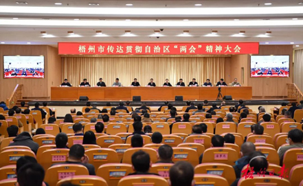 以“起步就要提速 首戰就是決戰”的奮斗姿態開啟新篇章丨梧州市召開傳達貫徹自治區兩會精神大會