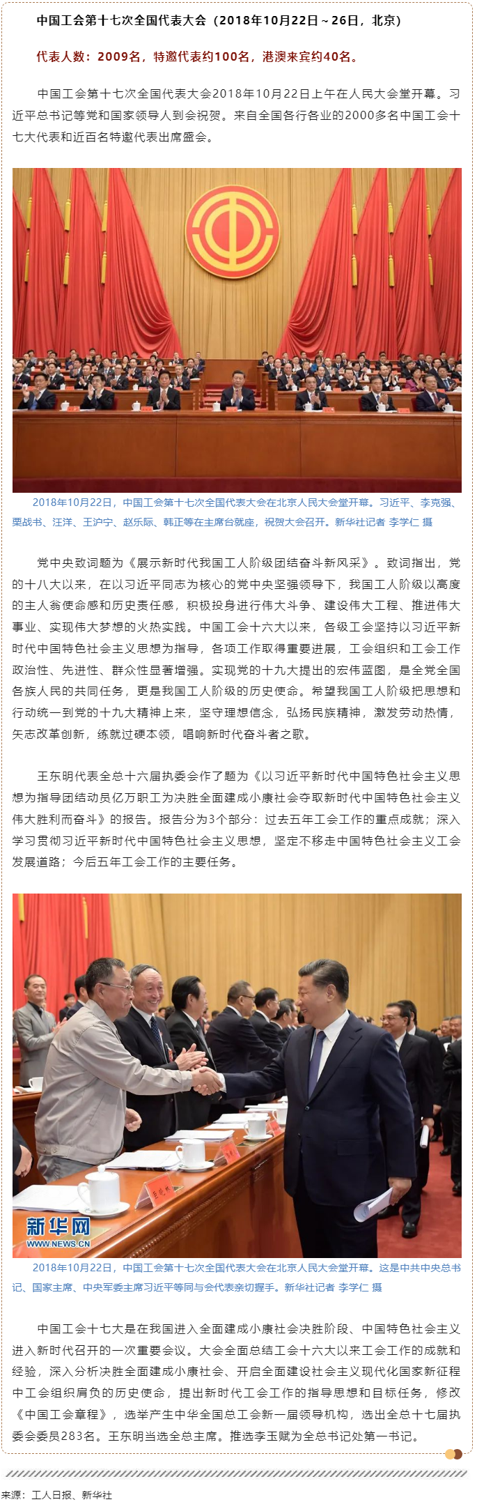 工運(yùn)檔案｜中國(guó)工會(huì)第十七次全國(guó)代表大會(huì)（2018年10月22日～26日，北京）.png