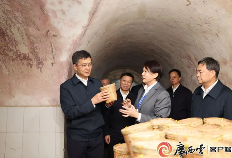 陳剛在梧州市調研