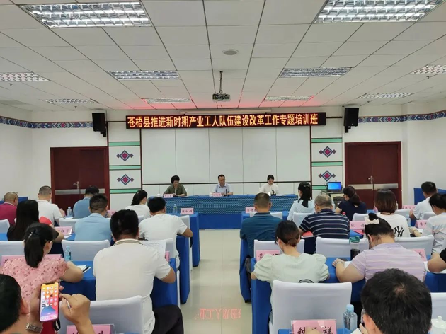 蒼梧縣總工會舉辦產業工人隊伍建設改革工作專題培訓班