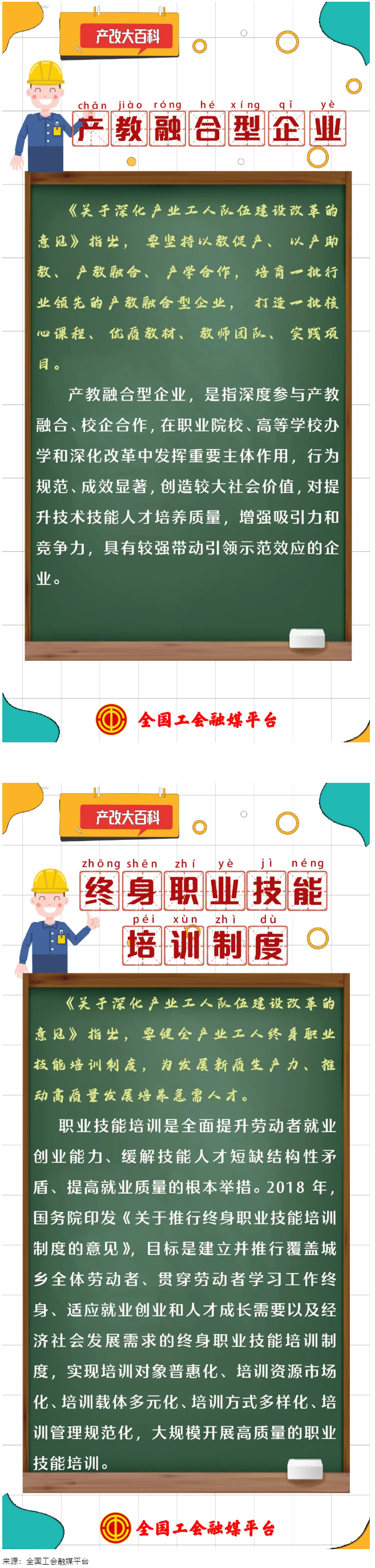 產改大百科 ｜什么是“產教融合型企業”“終身職業技能培訓制度”？.png